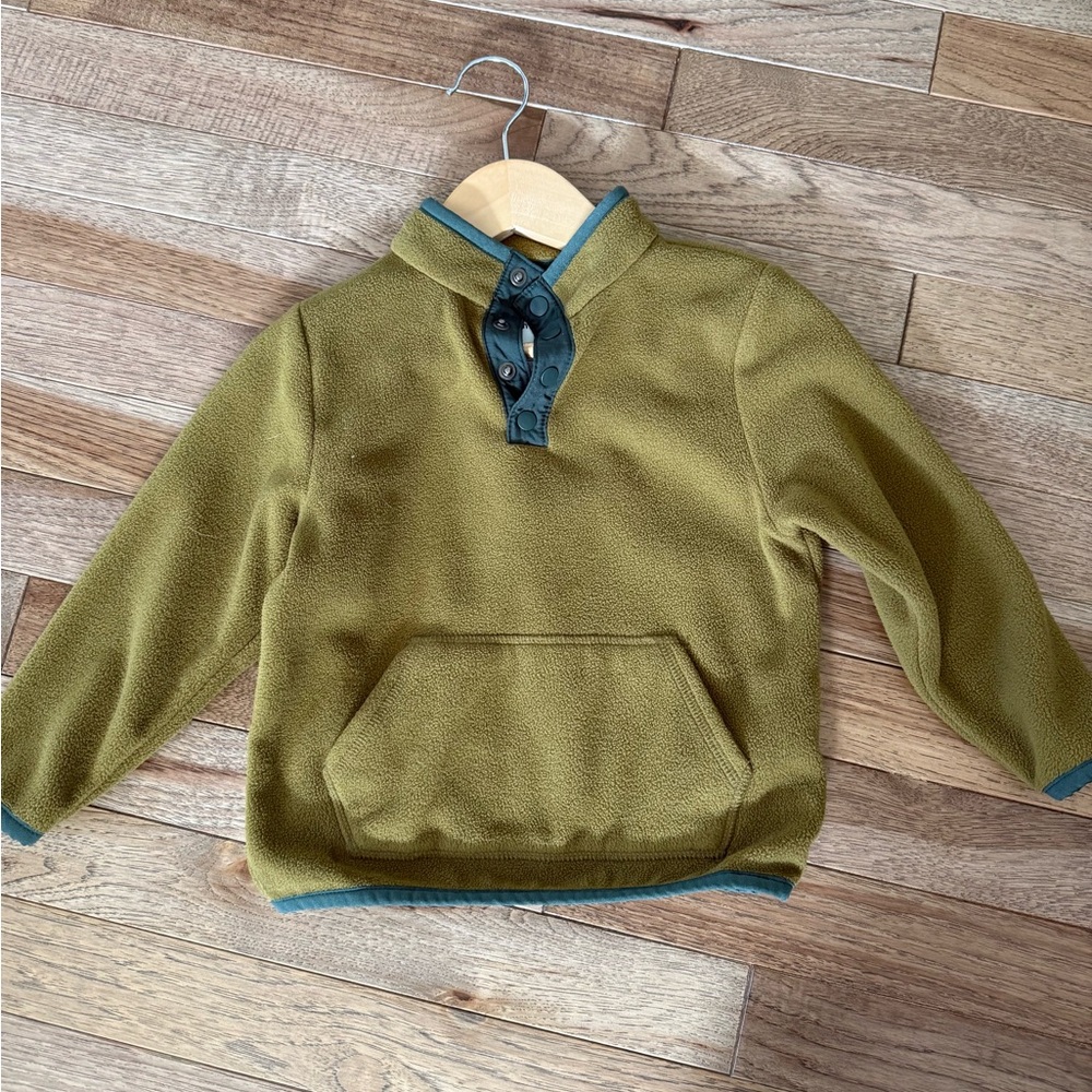 Amazon Essentials Kids Green Fleece Jacket